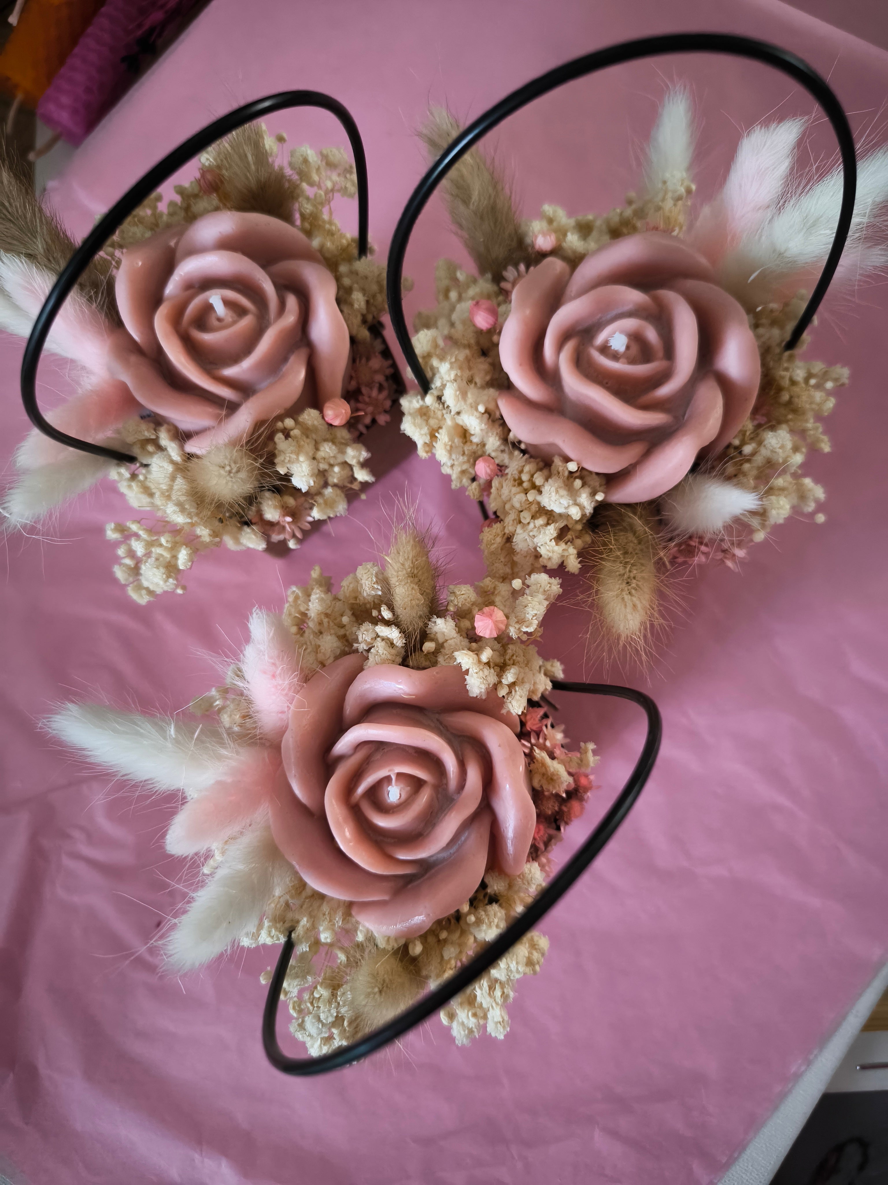 Flower Candle Baskets