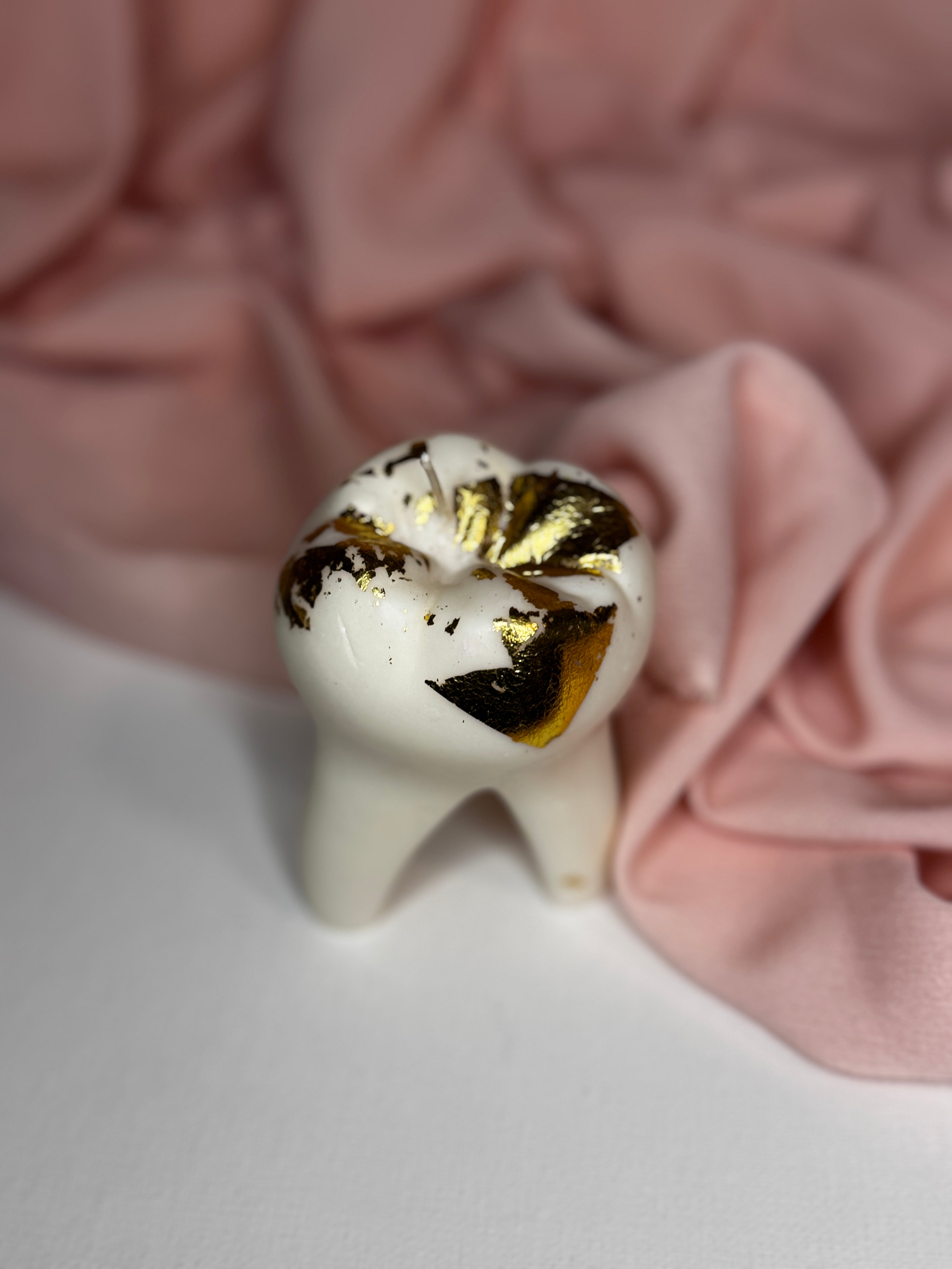 Tooth-Shaped Candle