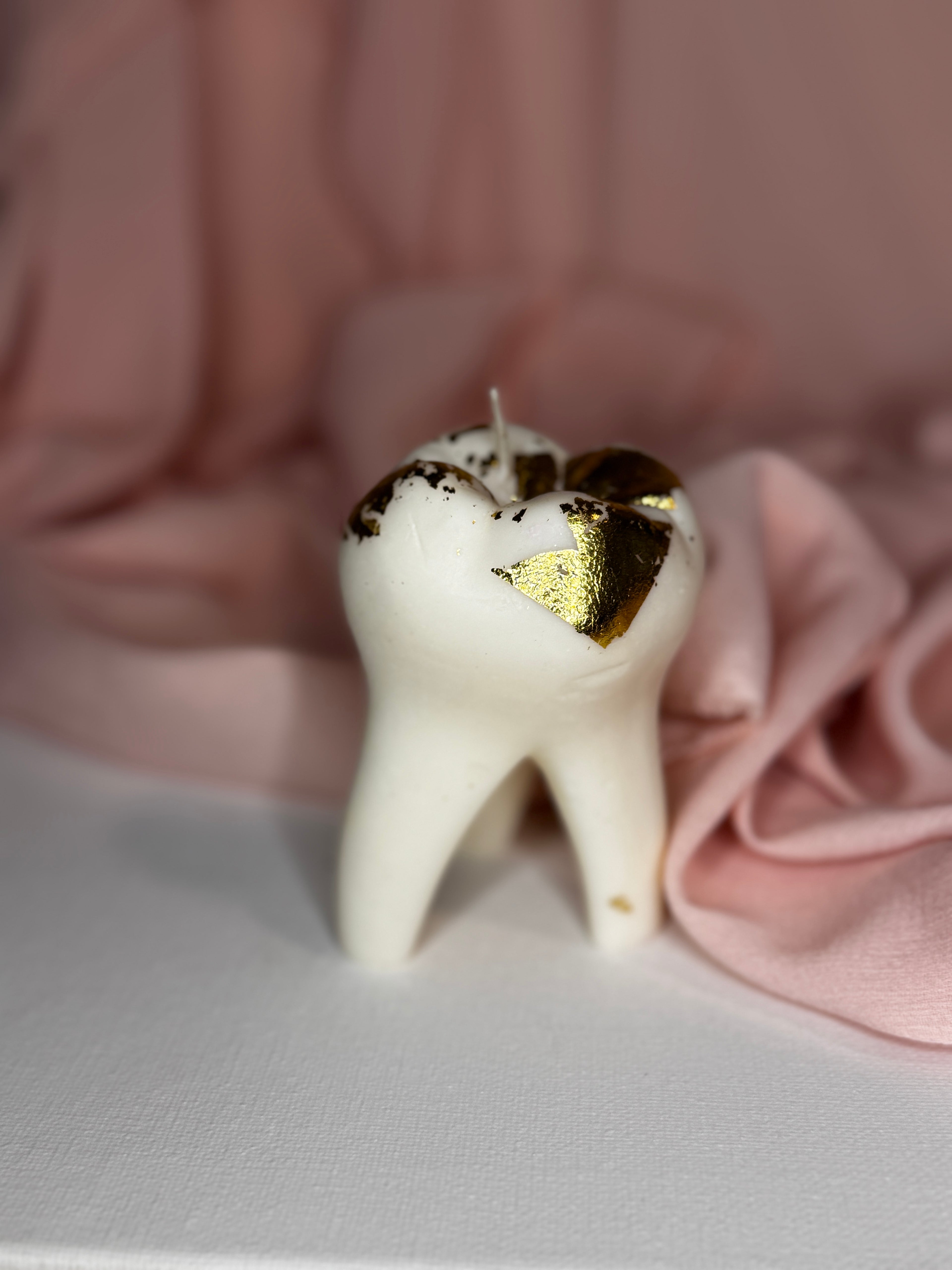 Tooth-Shaped Candle